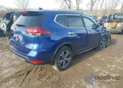 2019 Nissan Rogue Sv z USA, uszkodzony, nr VIN 5N1AT2MV2KC822177